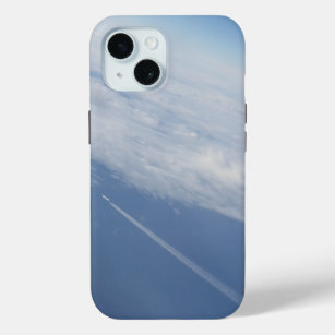Chasing an Airplane in the Sky iPhone 15 Case