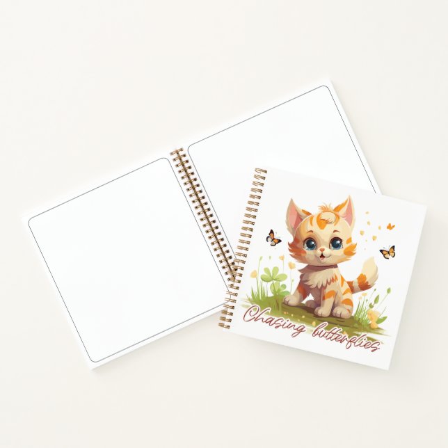 Chasing butterflies again notebook (Inside)