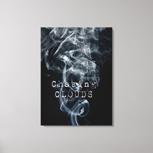 Chasing Clouds Smoke  Smoke Premium Canvas Print (Front)