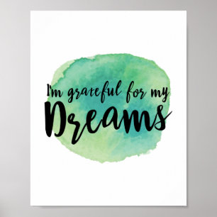 chasing dreams quotes for success motivation poster
