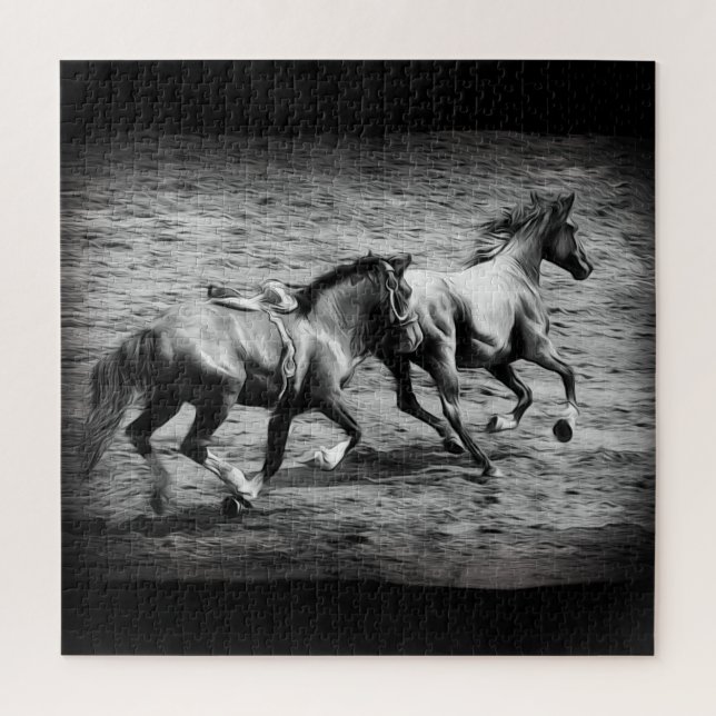 Chasing Freedom - Equine Art  Jigsaw Puzzle (Vertical)