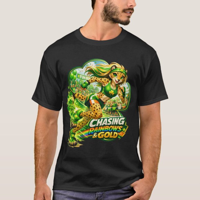 Chasing Rainbows & Gold T-Shirt (Front)