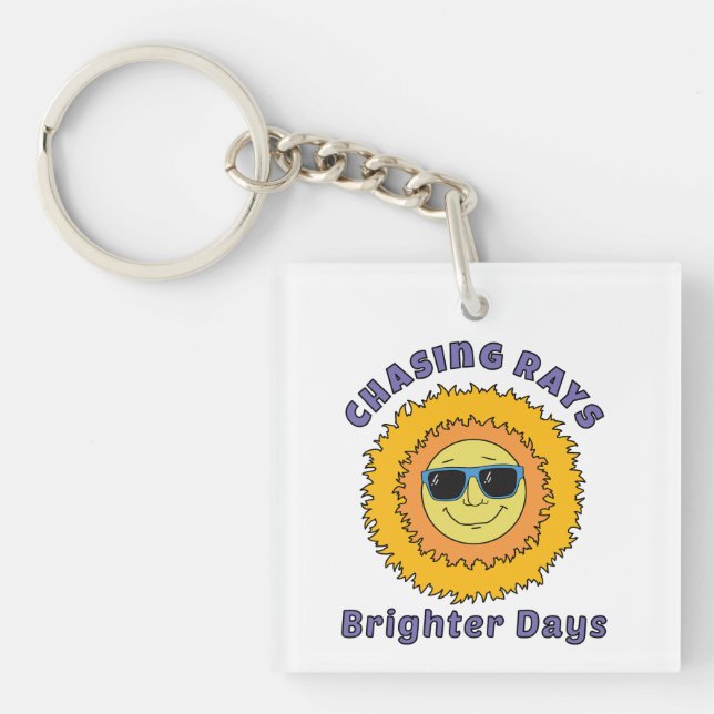 Chasing Rays Keychain (Front)