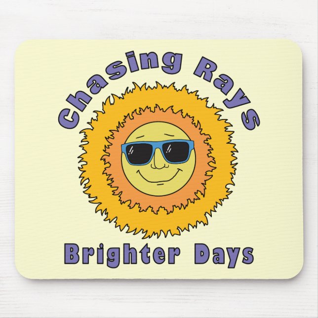 Chasing Rays Mouse Pad (Front)