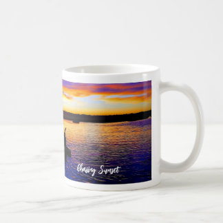 Chasing Sunset Kayak Coffee Cup