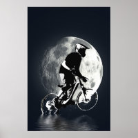 Chasing the Moon - Mountain Biker 