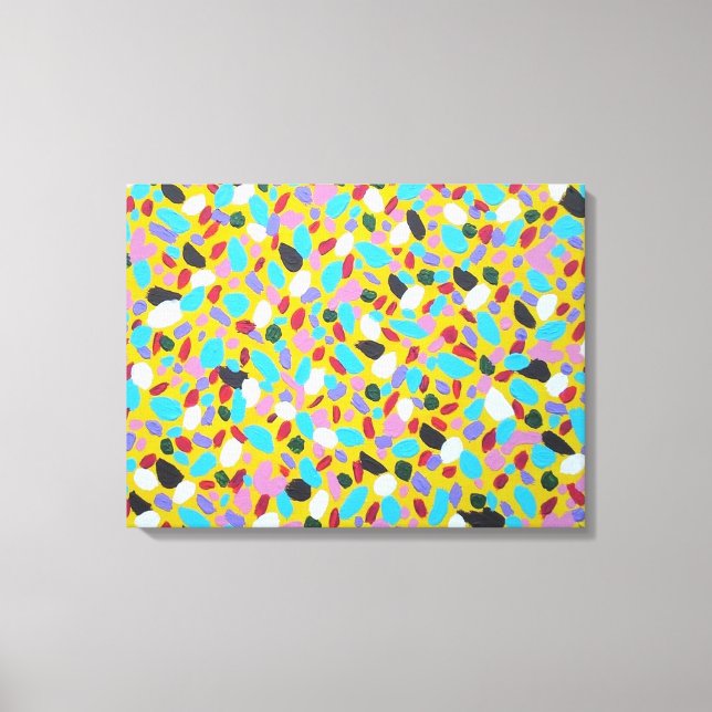 Chasing the Sun Colourful Abstract Art Print (Front)