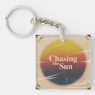 Chasing The Sun Keychain