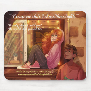Chasing These Lights Unique Mouse Pad