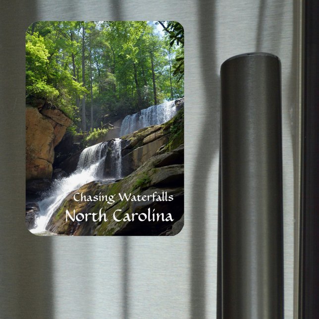 Chasing Waterfalls North Carolina Mountains Photo  Magnet (Creator Uploaded)