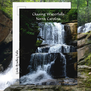 Chasing Waterfalls North Carolina Mountains Photo Postcard