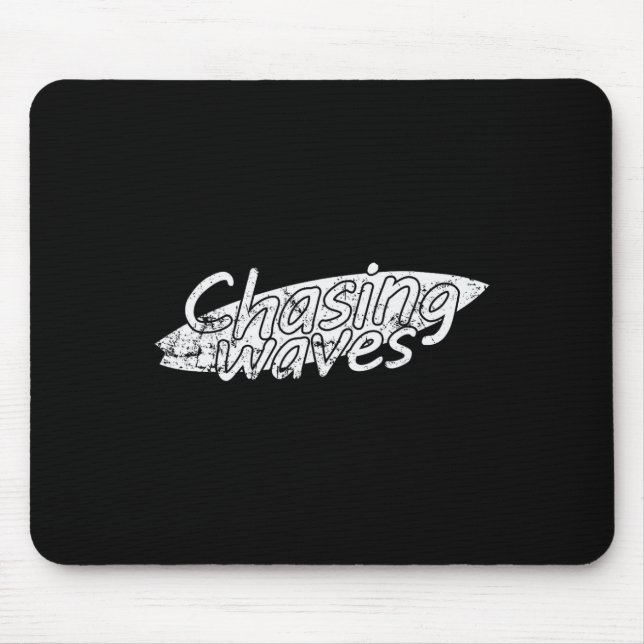 Chasing Waves Surfing Water Sports  Mouse Pad (Front)