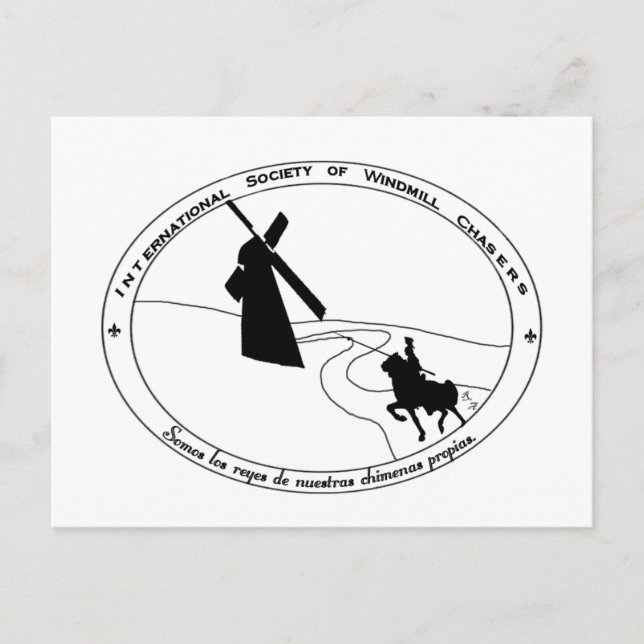 Chasing Windmills Postcard (Front)