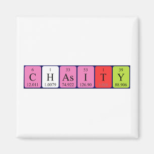 Chasity periodic table name magnet