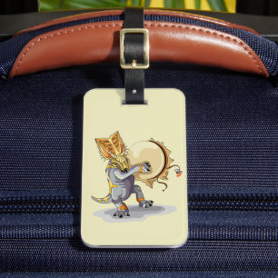 Chasmosaurus Dancing A Shaman Ritual Luggage Tag