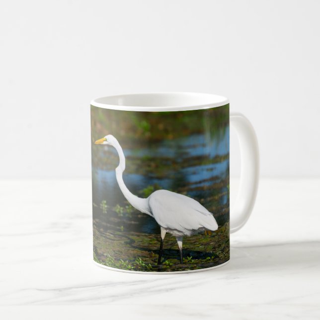 Chasse à la Mug de café d'aigrettes (Devant droit)