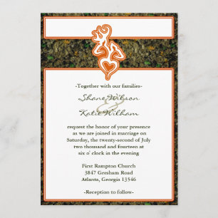 Chasse au Faire-part de mariage Camo