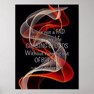 Chasse aux nuages Vie Citation vape Affiches
