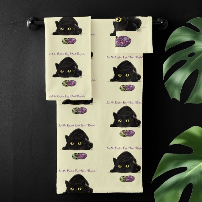 Chasse aux oeufs de Pâques Chat amusant (Créateur téléchargé)