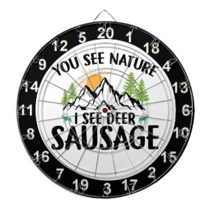 Chasse Buck Cible de flechettes debout 5