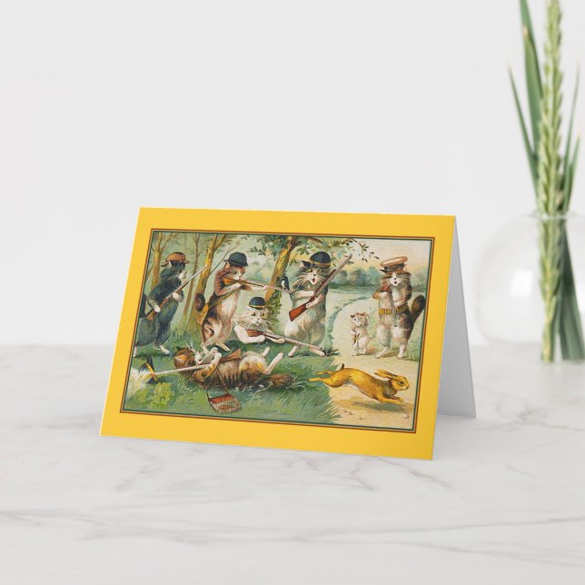 Chasse Carte de voeux (Devant)