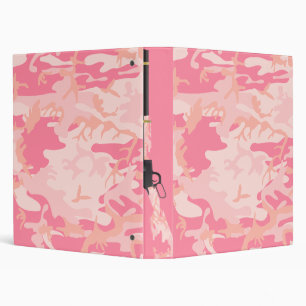 Chasse comme un classeur de fusil de Camo de rose