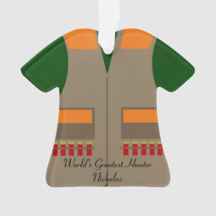 Chasse de l'ornement de Noël de gilet