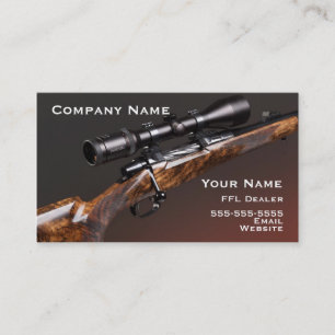 Chasse du carte de visite de fusil
