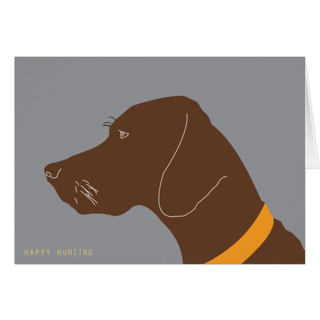 Chasse heureuse de Vizsla (Devant horizontal)