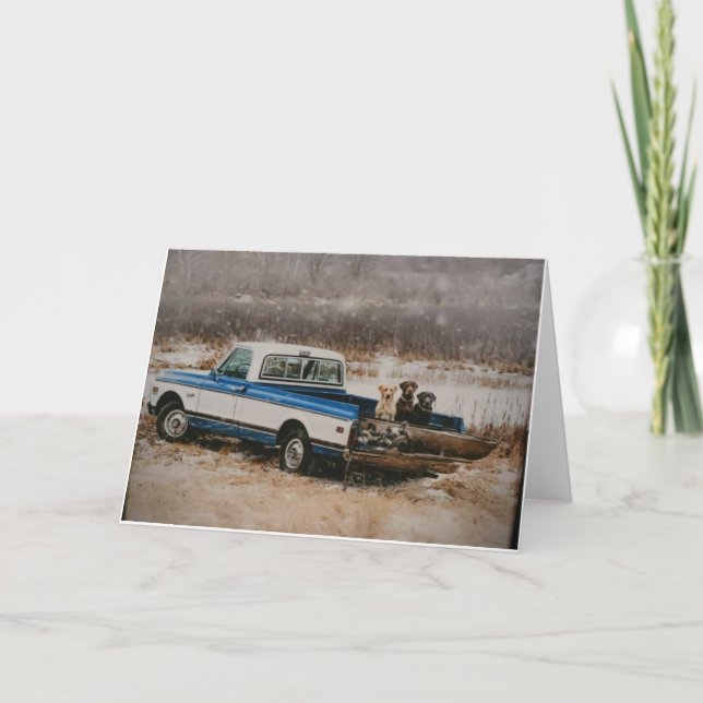 CHASSEUR, CARTES DE COUCHER, CANARDS (Devant)