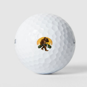 Chasseur de balles de golf drôle Bigfoot Cadeau de