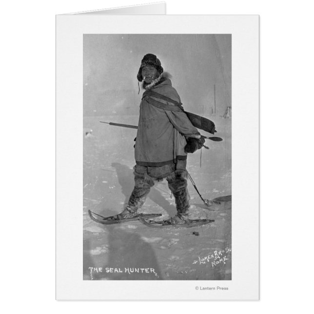 Chasseur de phoque de l'Alaska avec raquettes Phot (Devant)