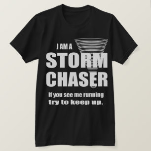 Chasseur de tempête amusant T-shirt vêtement améri