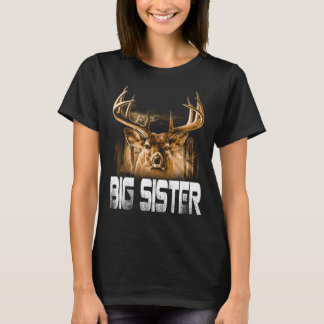 Chasseur grande soeur T-Shirt Funny Papa Chasse