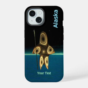 Chasseur inuit fractal - coque iphone Alaska Otter