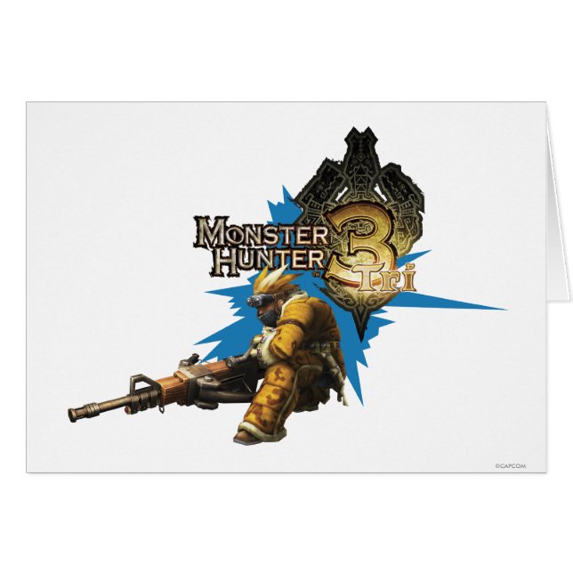 Chasseur masculin avec Bowgun, artilleur lourd (Devant horizontal)