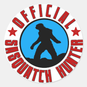 Chasseur officiel de Sasquatch ! Autocollant de