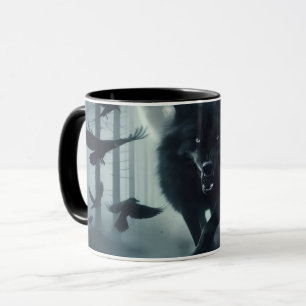 Chasseur solitaire Café Mug