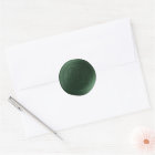 Chasseur Vert 2 Lettre Monogramme Stickers Cire