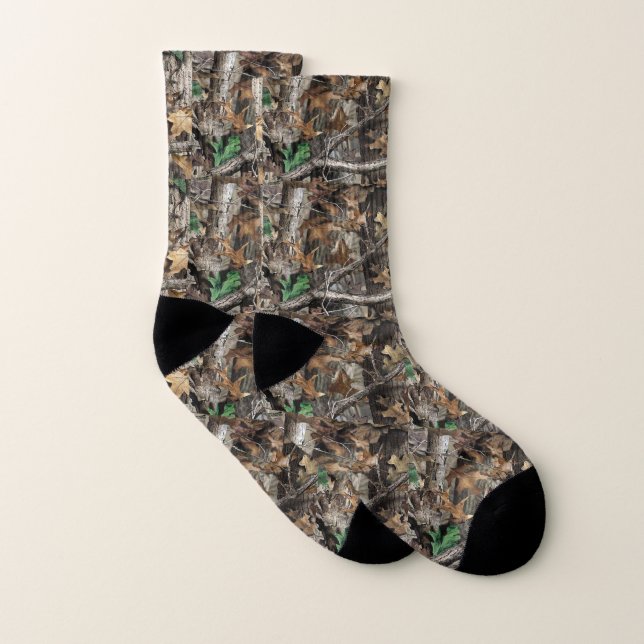 Chasseurs Camo Arbre Forestier #1 chaussettes (Paire)