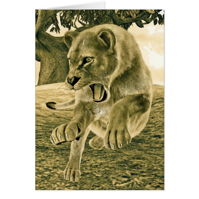 Chasseuse Lionne (Devant)