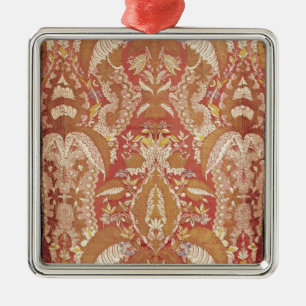 Chasuble, lace patterned silk, French, c.1720 Metal Ornament