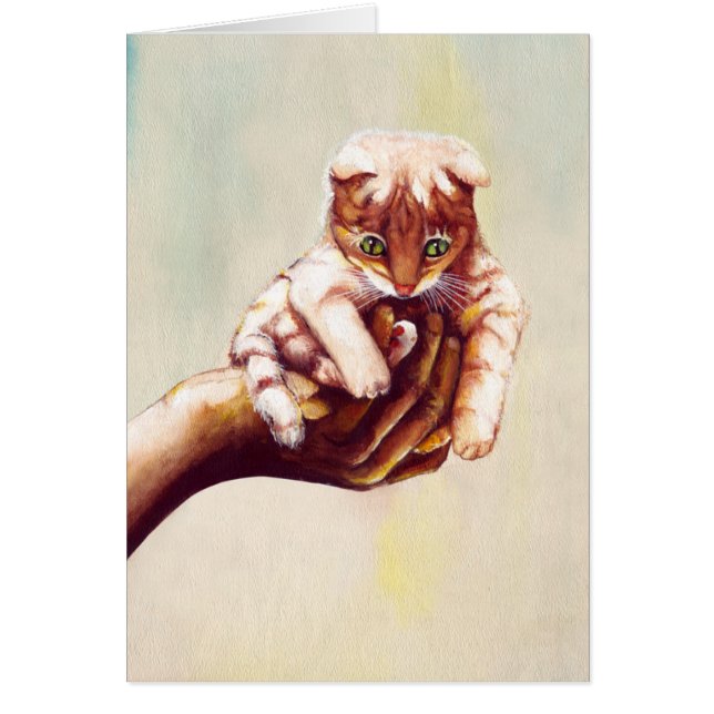 CHAT À LA MAIN (Devant)