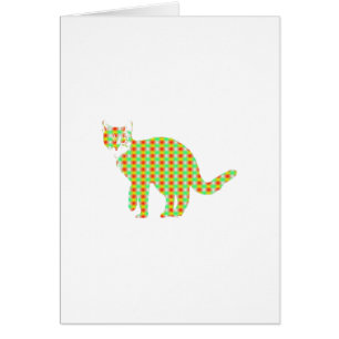 Chat à motifs
