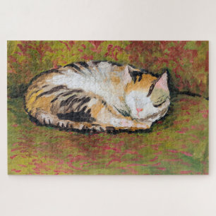 Chat, août Macke Jigsaw Puzzle