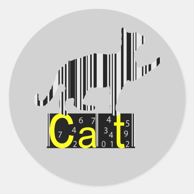 Chat - autocollant (Devant)