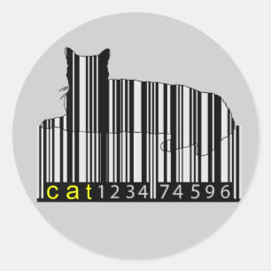 Chat - autocollant