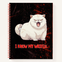 Chat avec Attitude jeu de mots amusant journal réd