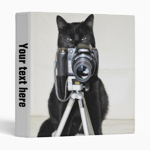 Chat avec l'appareil photo - Classeur
