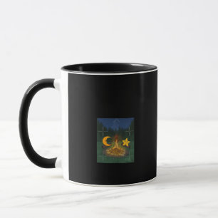 Chat Between The Moon Graphic Mug
